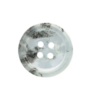 18/25mm Ink Natural Jade Four Hole Buttons for Retro Chinese Garments 2pcs