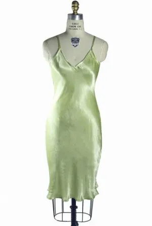 1930s Vintage Style Slip in Nile Green - SOLD OUT