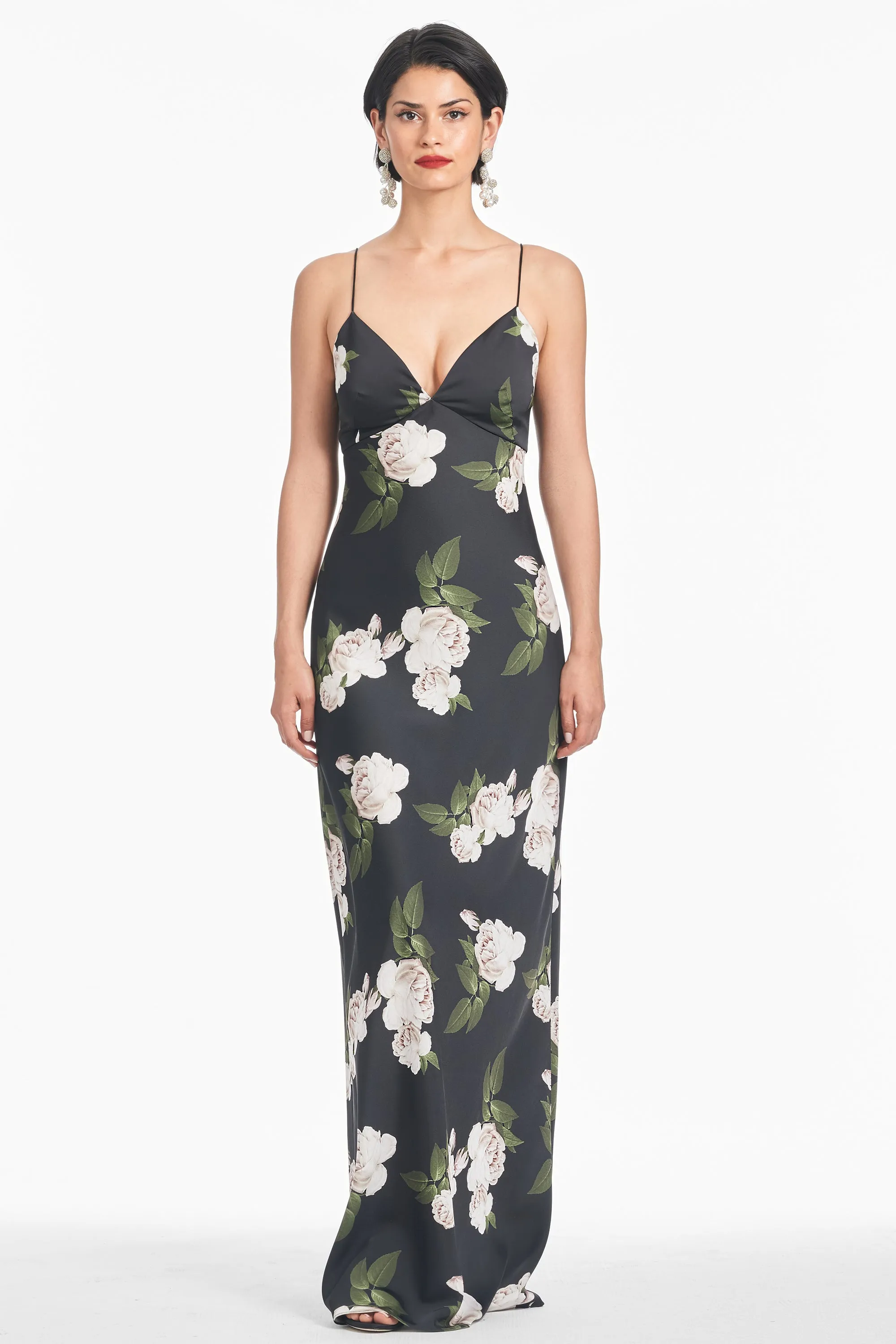 Alta Gown - Obsidian Blooms - Final Sale