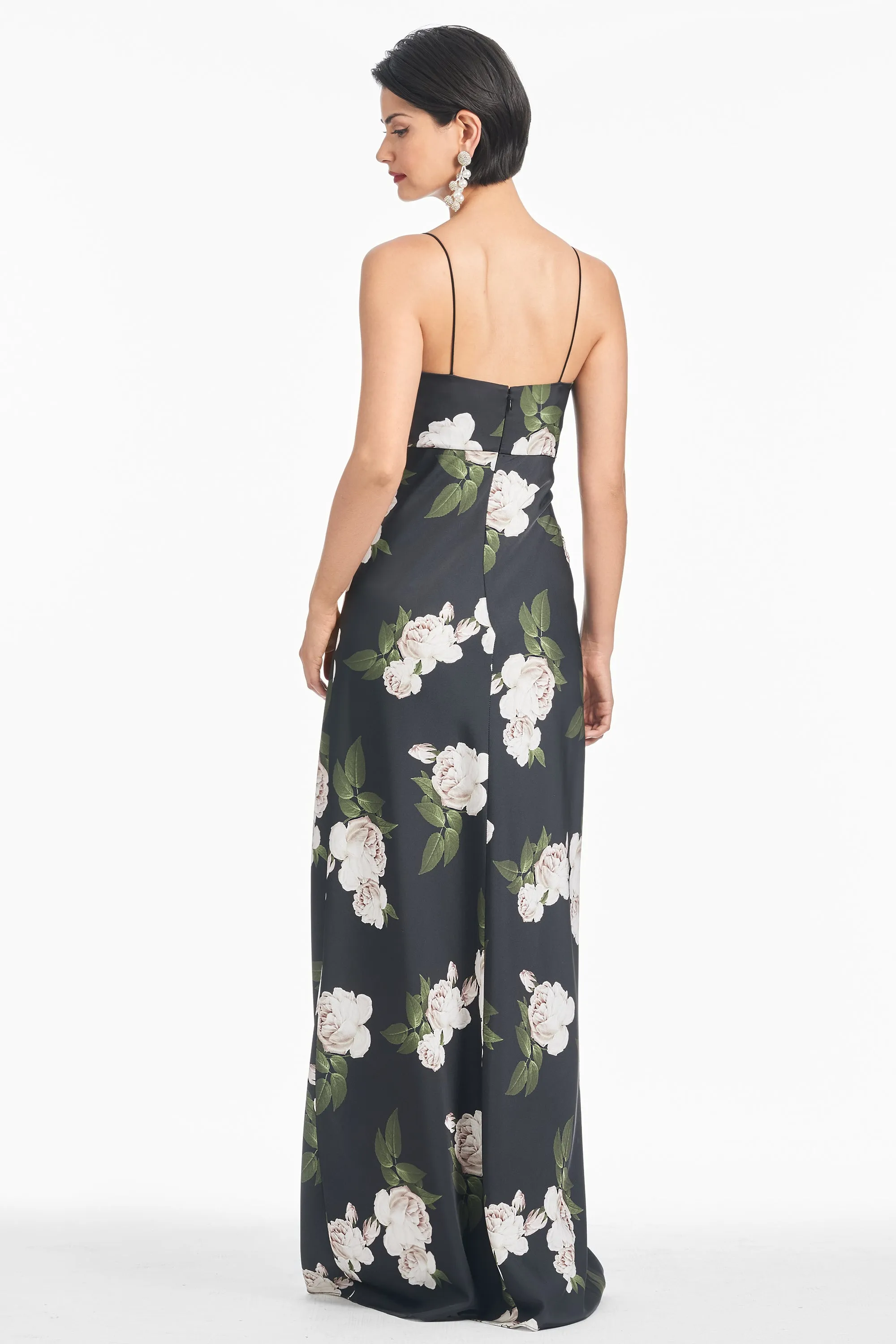 Alta Gown - Obsidian Blooms - Final Sale