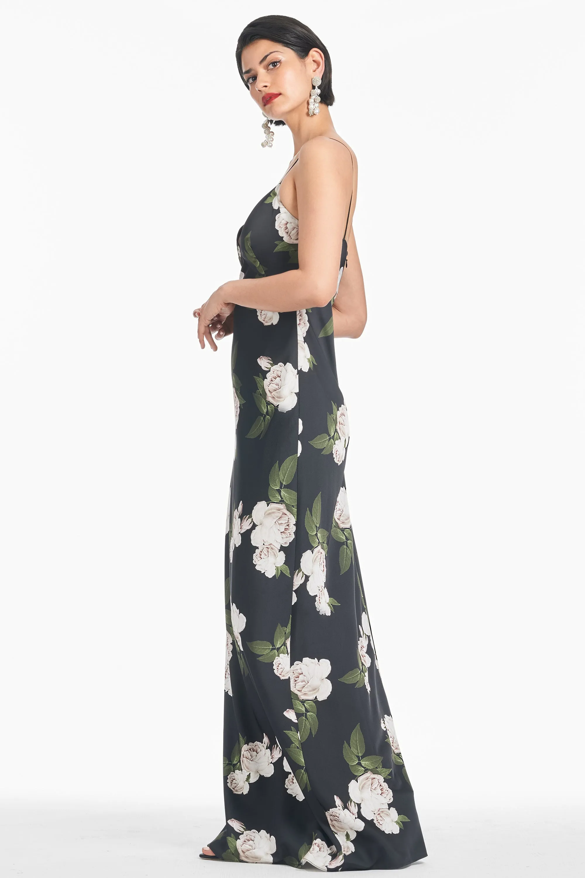 Alta Gown - Obsidian Blooms - Final Sale