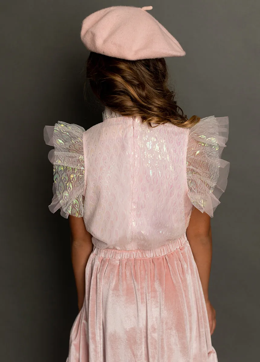 Anouk Top in Mermaid Lace