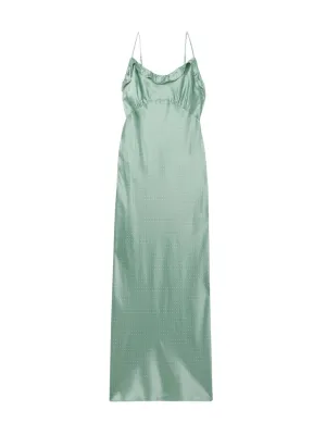 Aribella Silk Polka Dot Dress