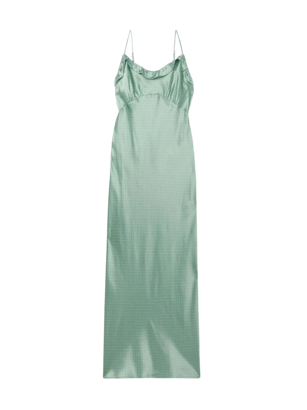 Aribella Silk Polka Dot Dress