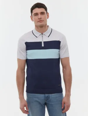 Aspinn Block Stripe Polo Shirt