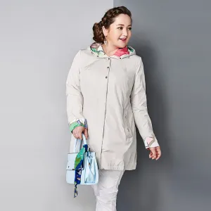 Astrid Women's Coat High Trench Coat Slim Hooded Chain Big Size Fashion AY-1670