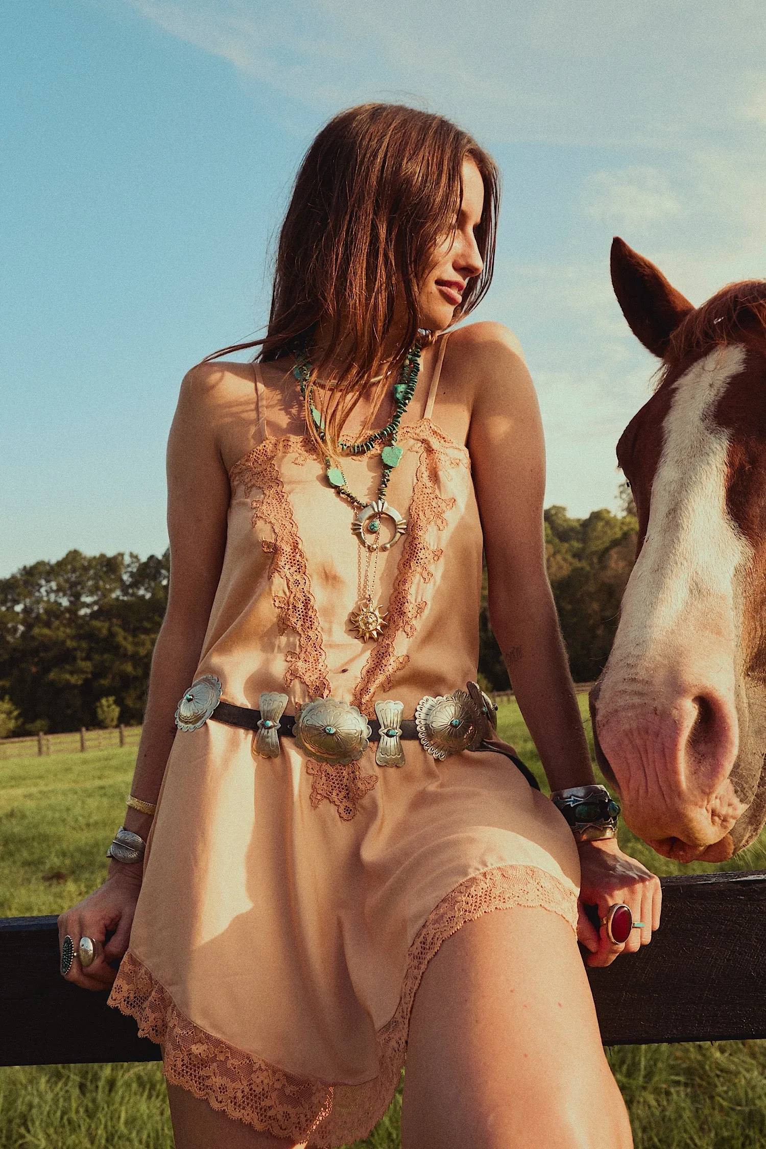 Austin Silk Twill   Lace Mini Slip Dress