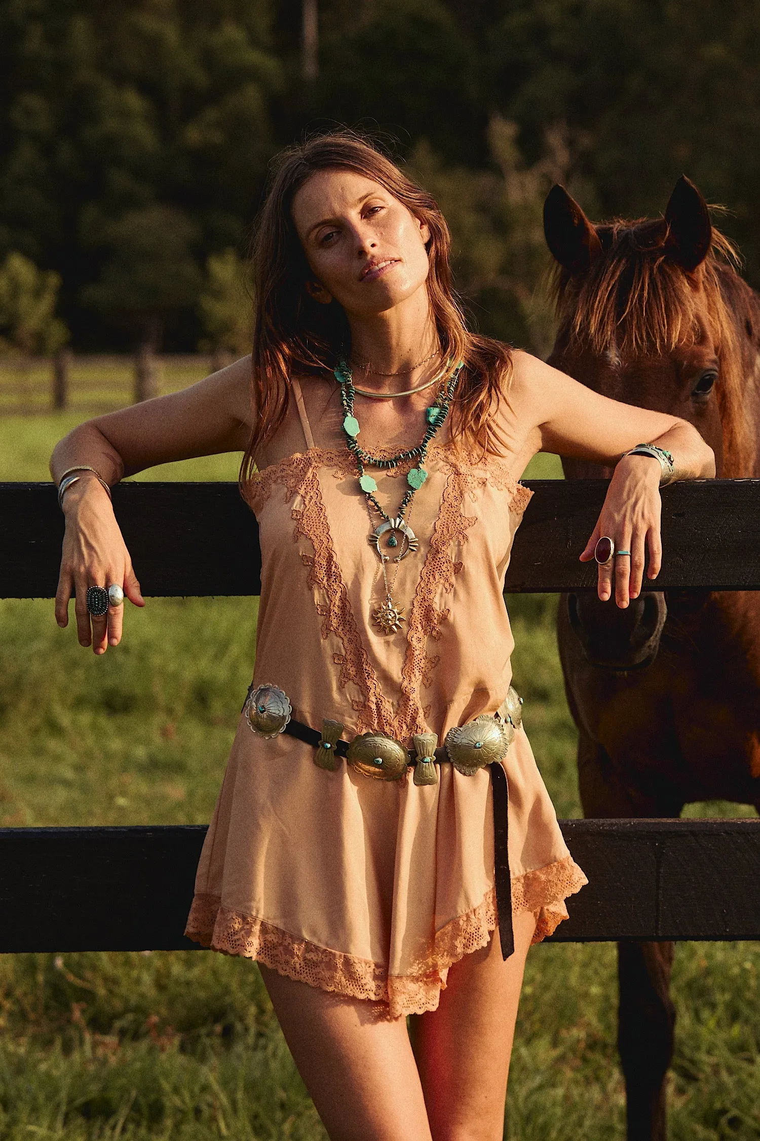 Austin Silk Twill   Lace Mini Slip Dress