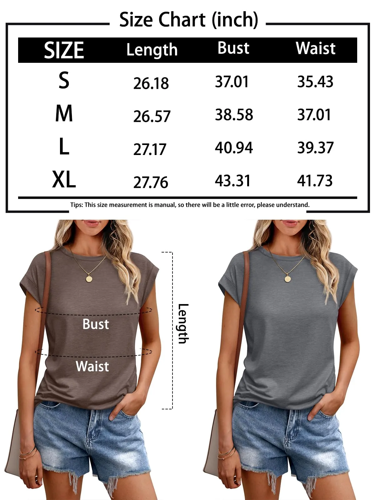 AUTOMET Womens Summer Tops Casual Business Basic Shirts Loose Fit Crewneck Short Sleeve Tshirt Dressy Cute Clothing Fashion Trendy Spring Y2k Outfits 2024