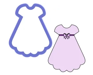 Baby Dress Cookie Cutter