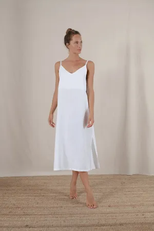 Basique Slip Dress White