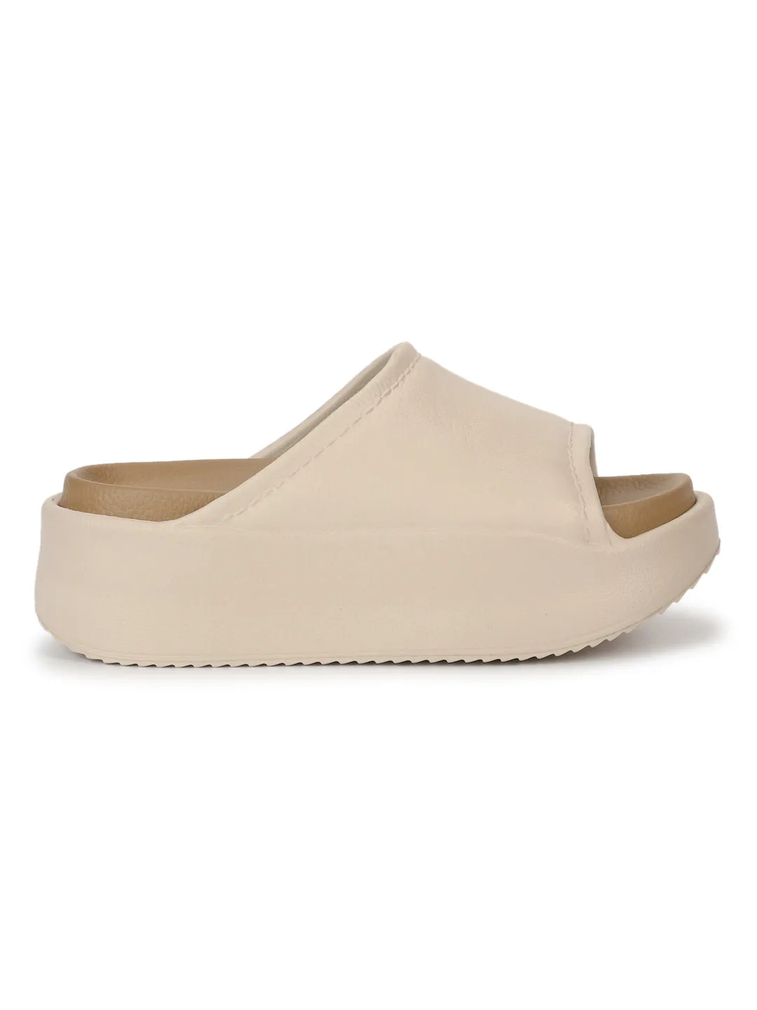 Beige Camel PU Slip-On Flats (TC-RS2509-BEIGCML)