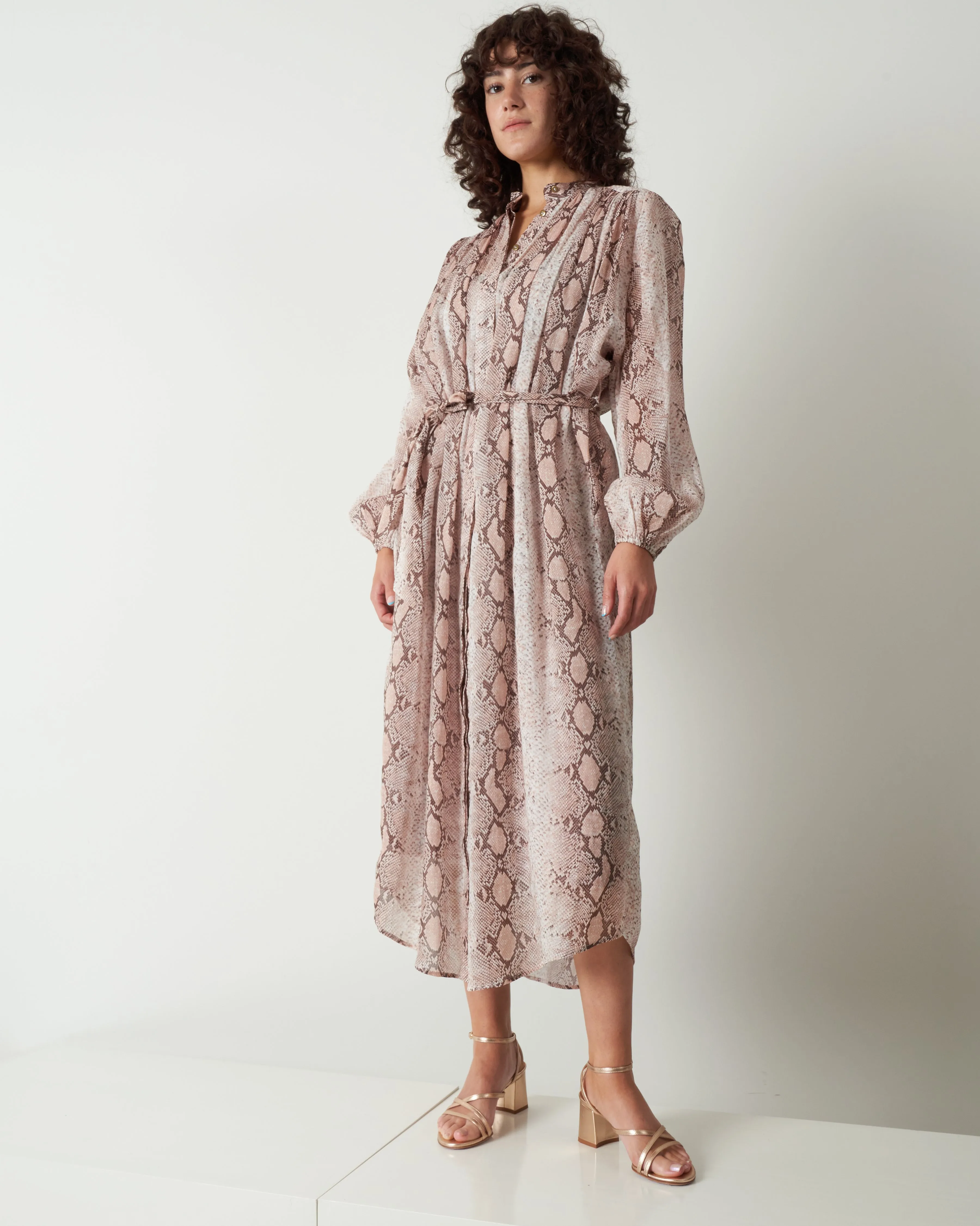 bellitude batwing dress - snake