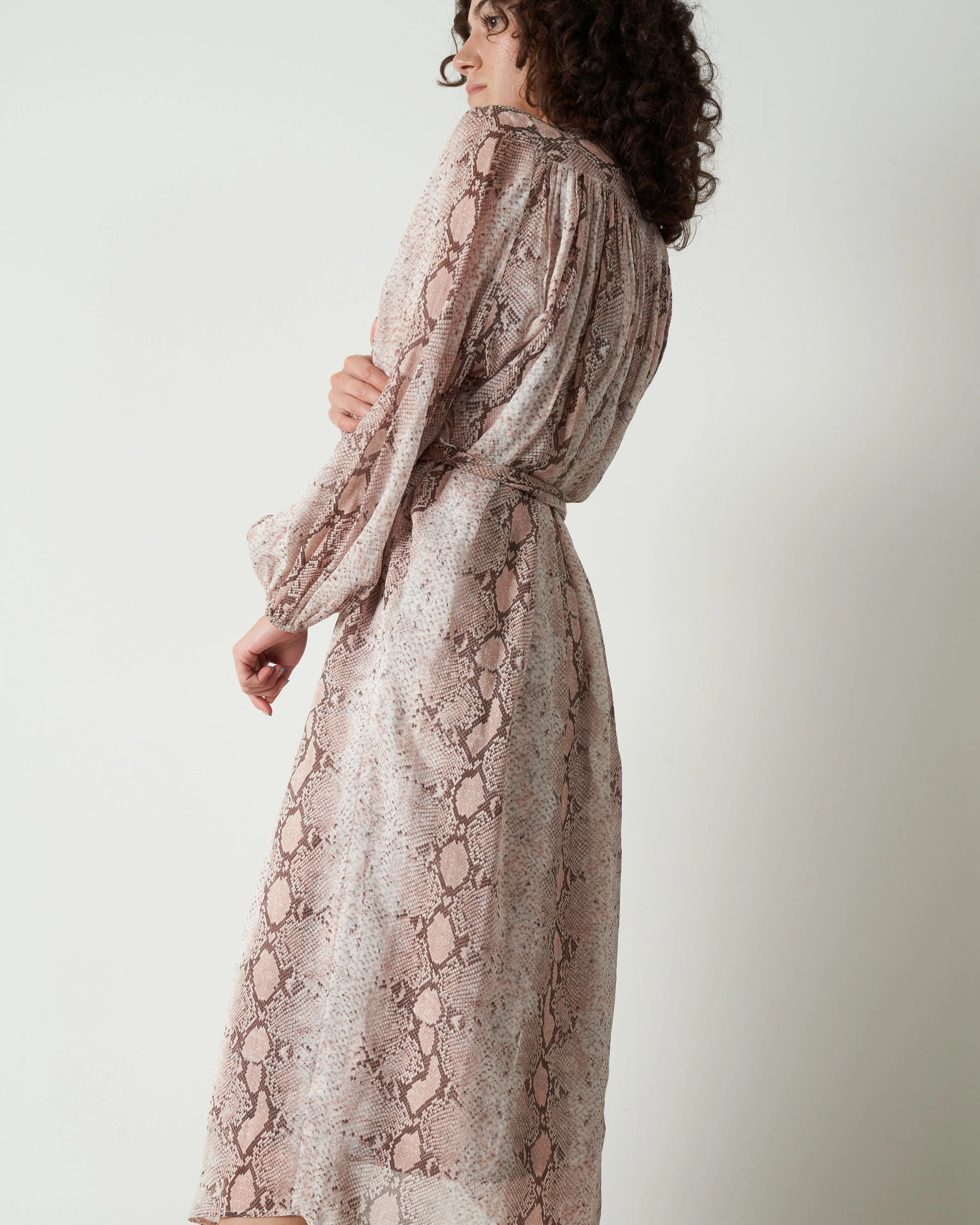 bellitude batwing dress - snake