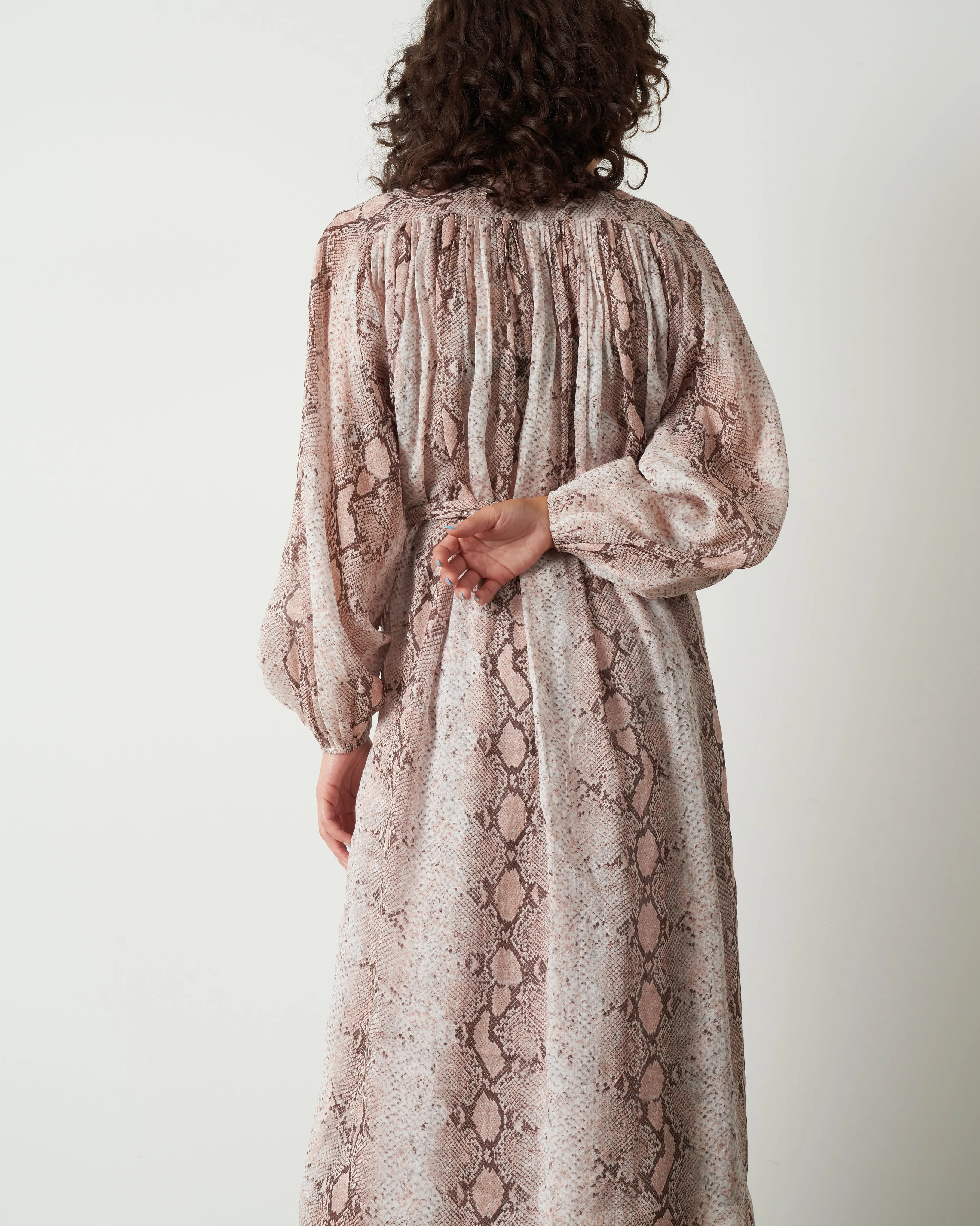 bellitude batwing dress - snake