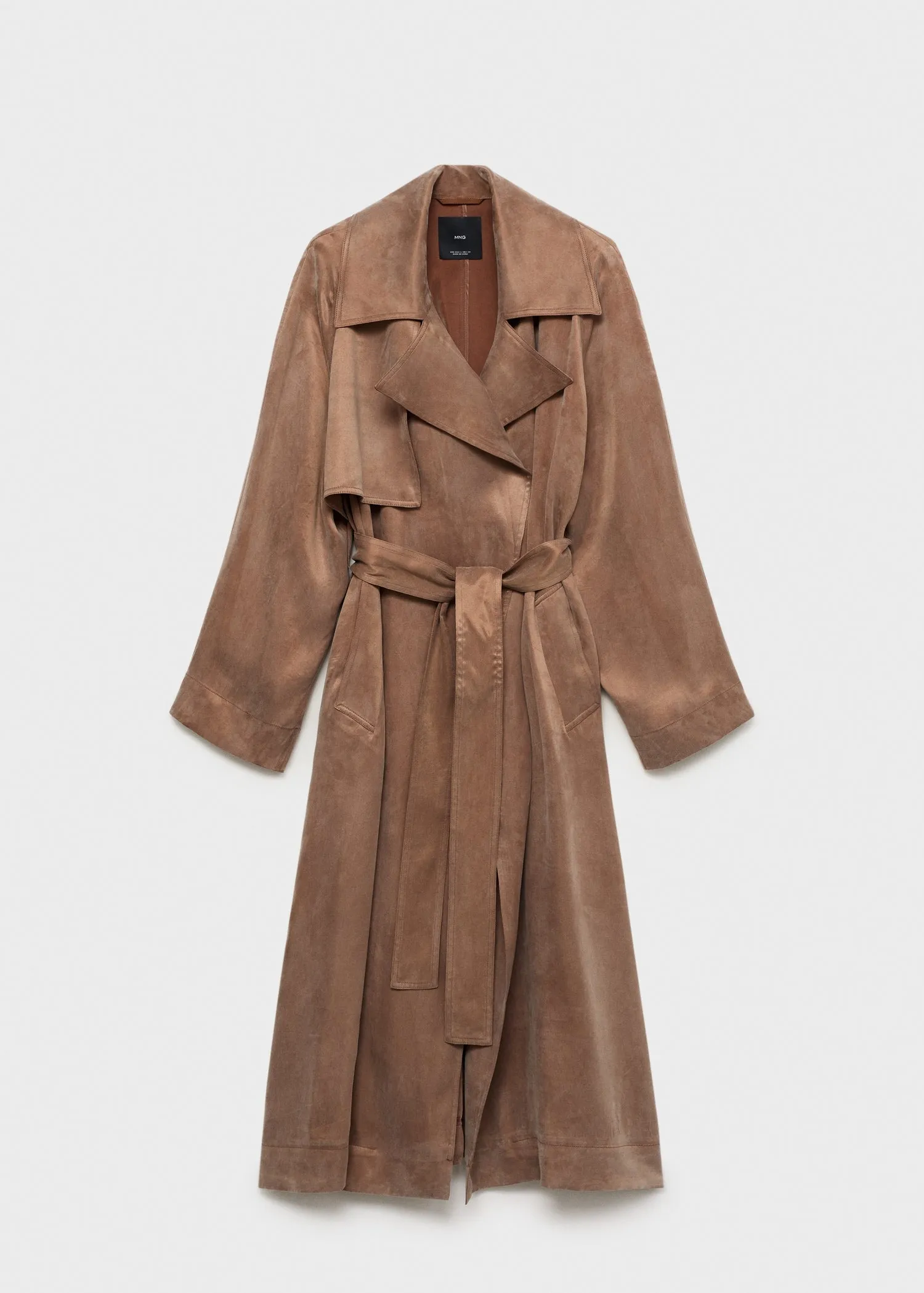 Belt lyocell trench