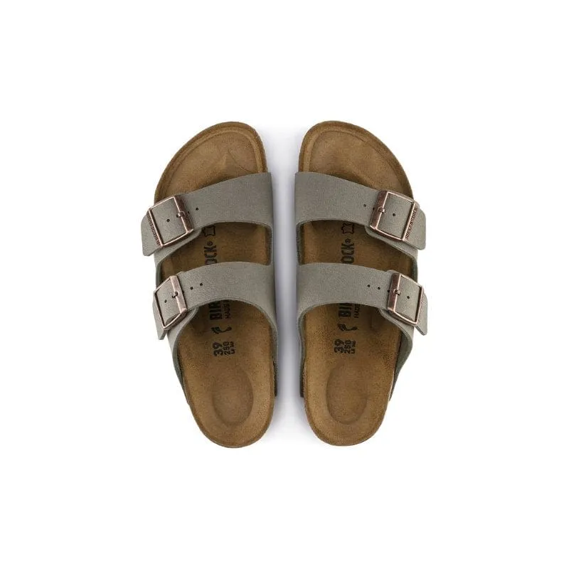 Birkenstock Womens Grey Arizona Birkibuc Sandal - 151213