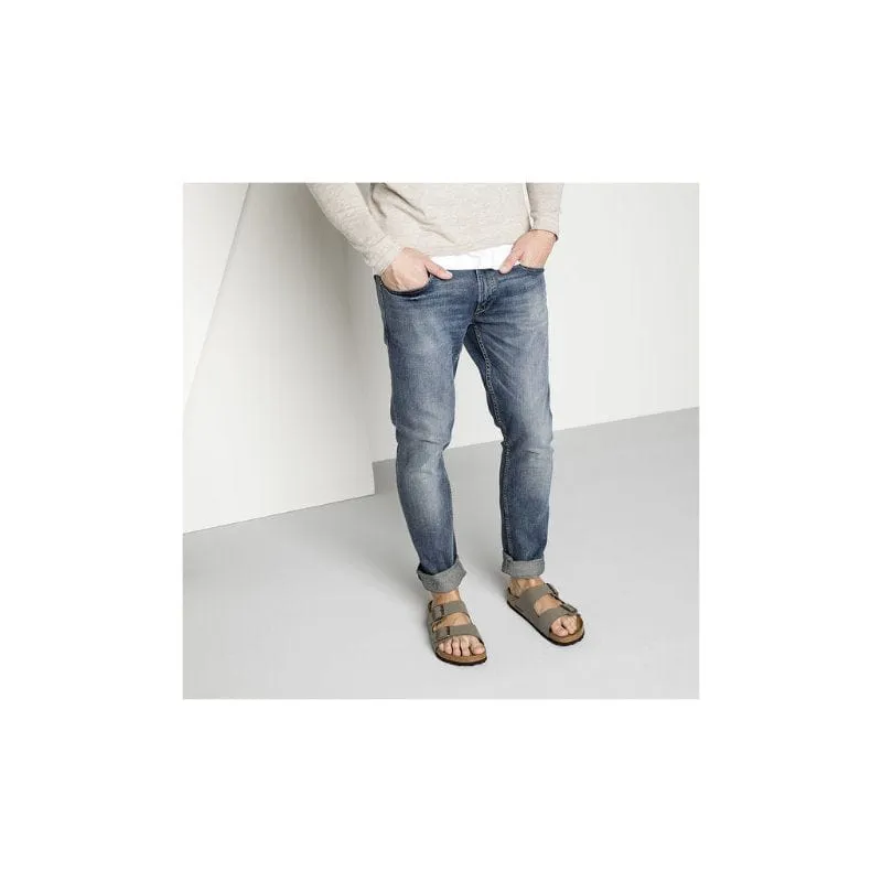 Birkenstock Womens Grey Arizona Birkibuc Sandal - 151213