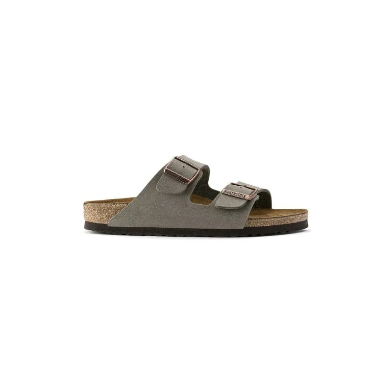 Birkenstock Womens Grey Arizona Birkibuc Sandal - 151213