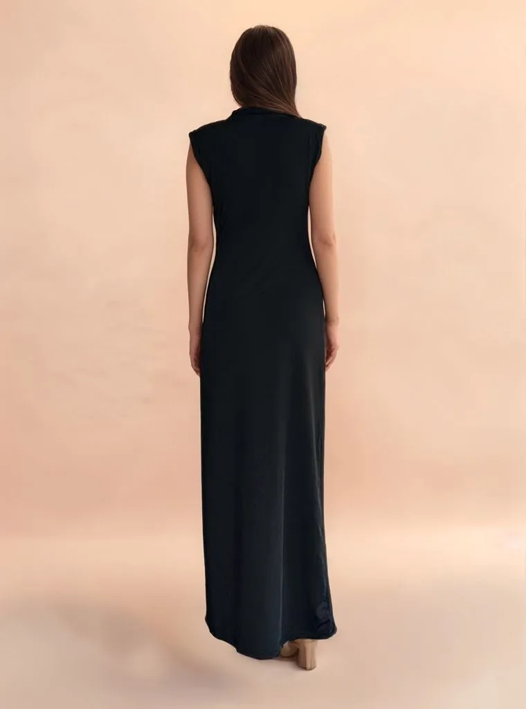 Black Tank Slip Dress