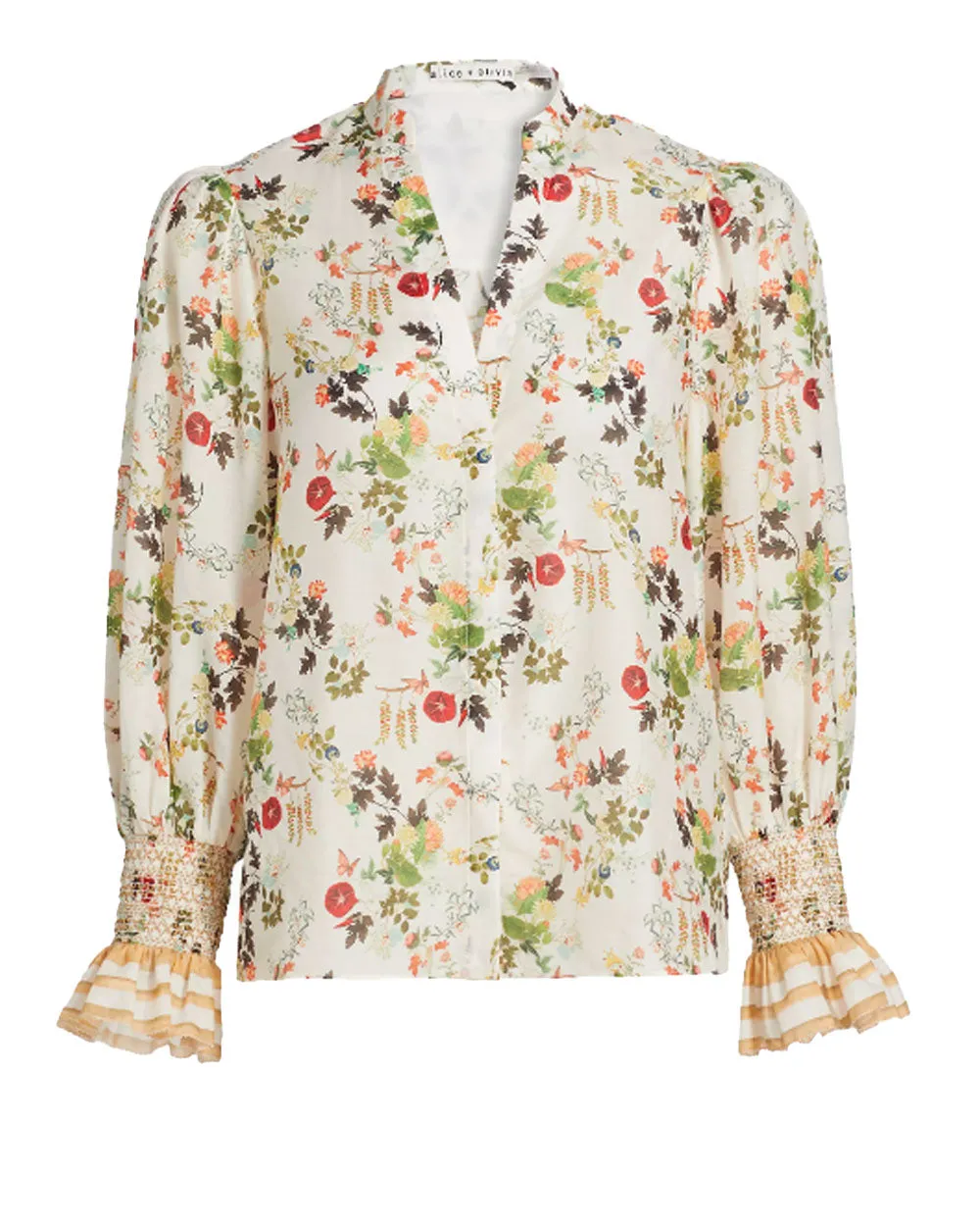 Blush Kiss Ilan Button Front Blouse