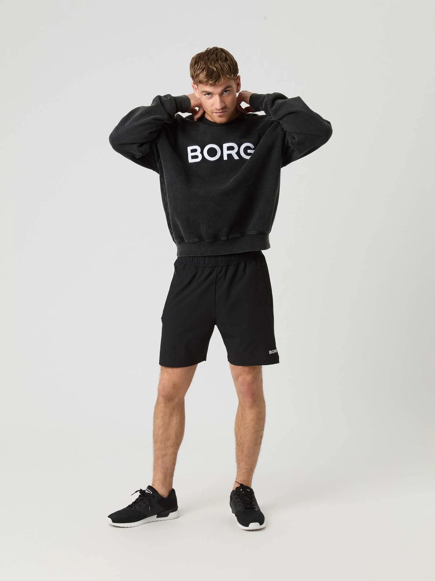 Borg Oversized Logo sweater