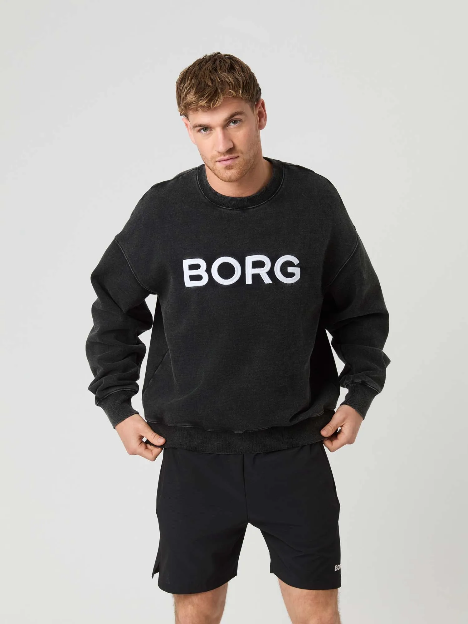 Borg Oversized Logo sweater