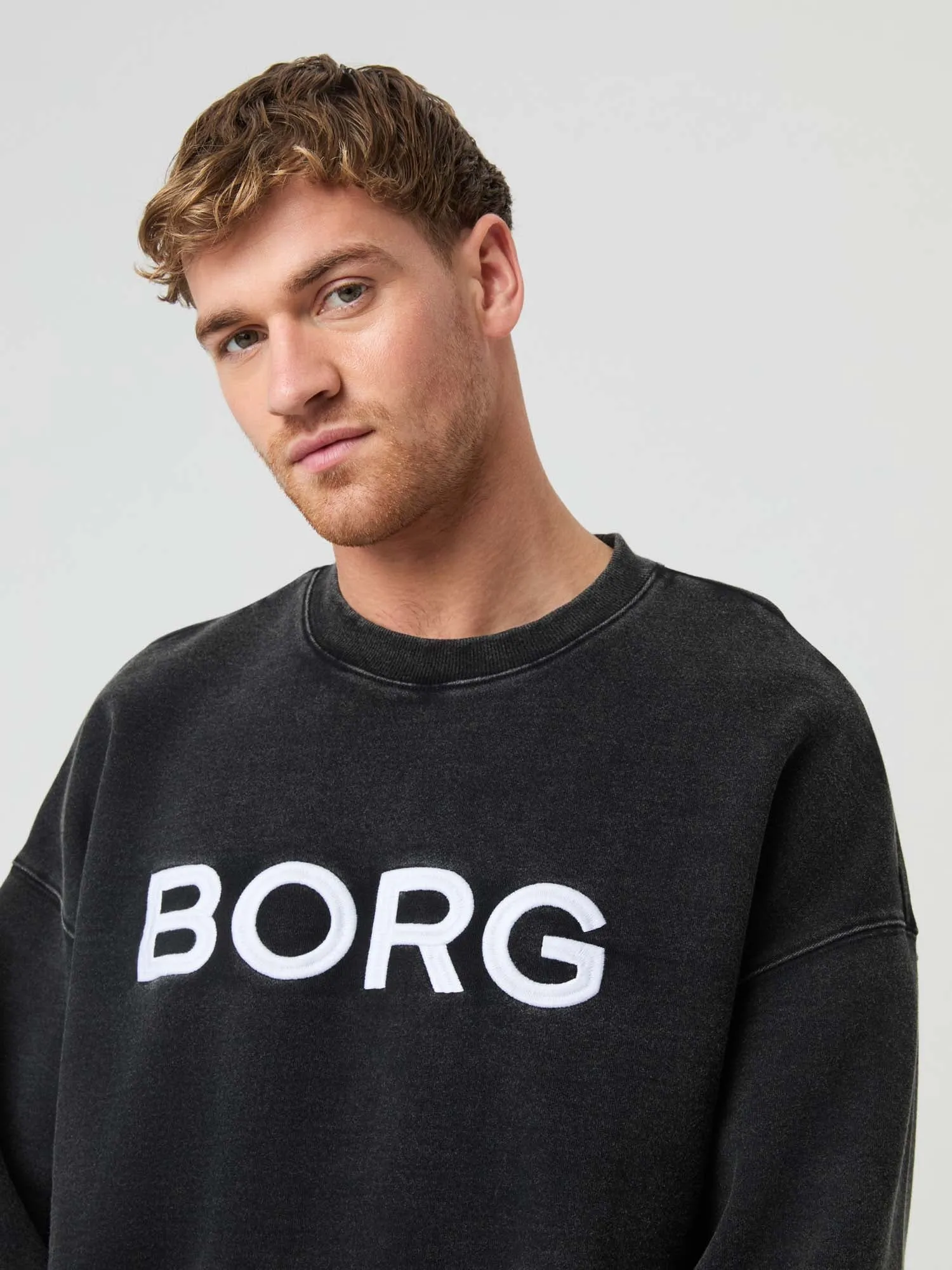 Borg Oversized Logo sweater