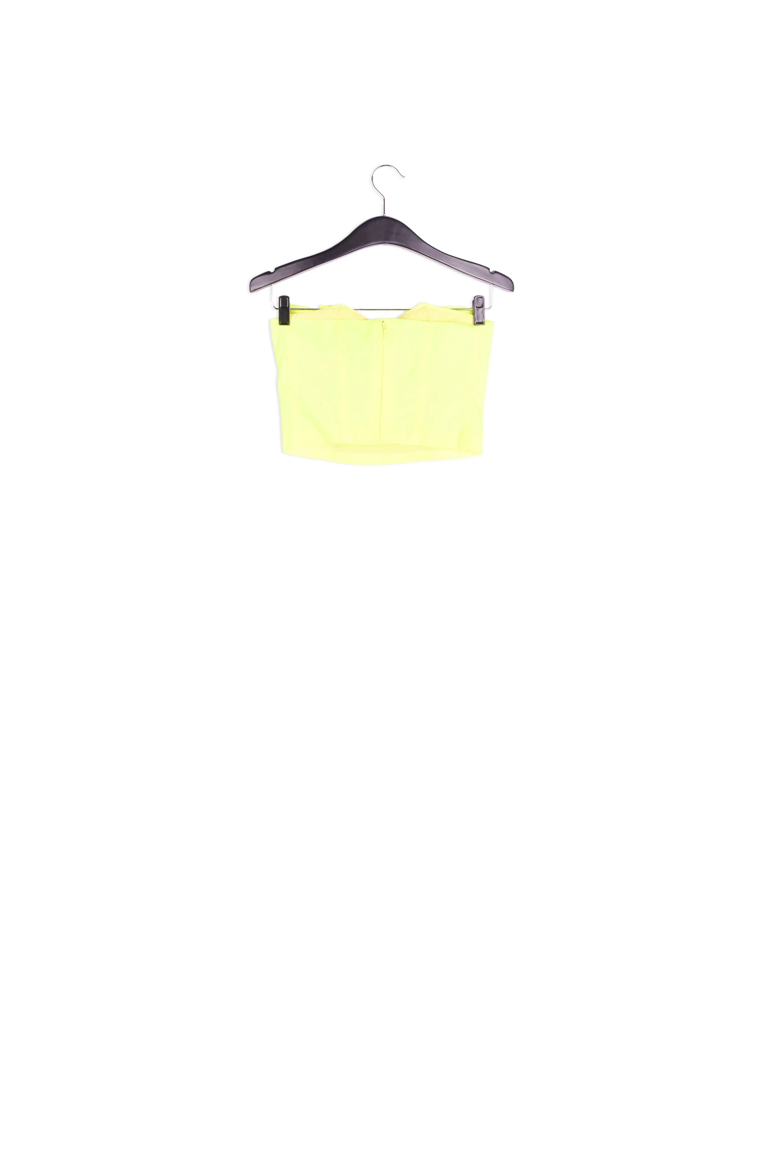 Bow bustier top
