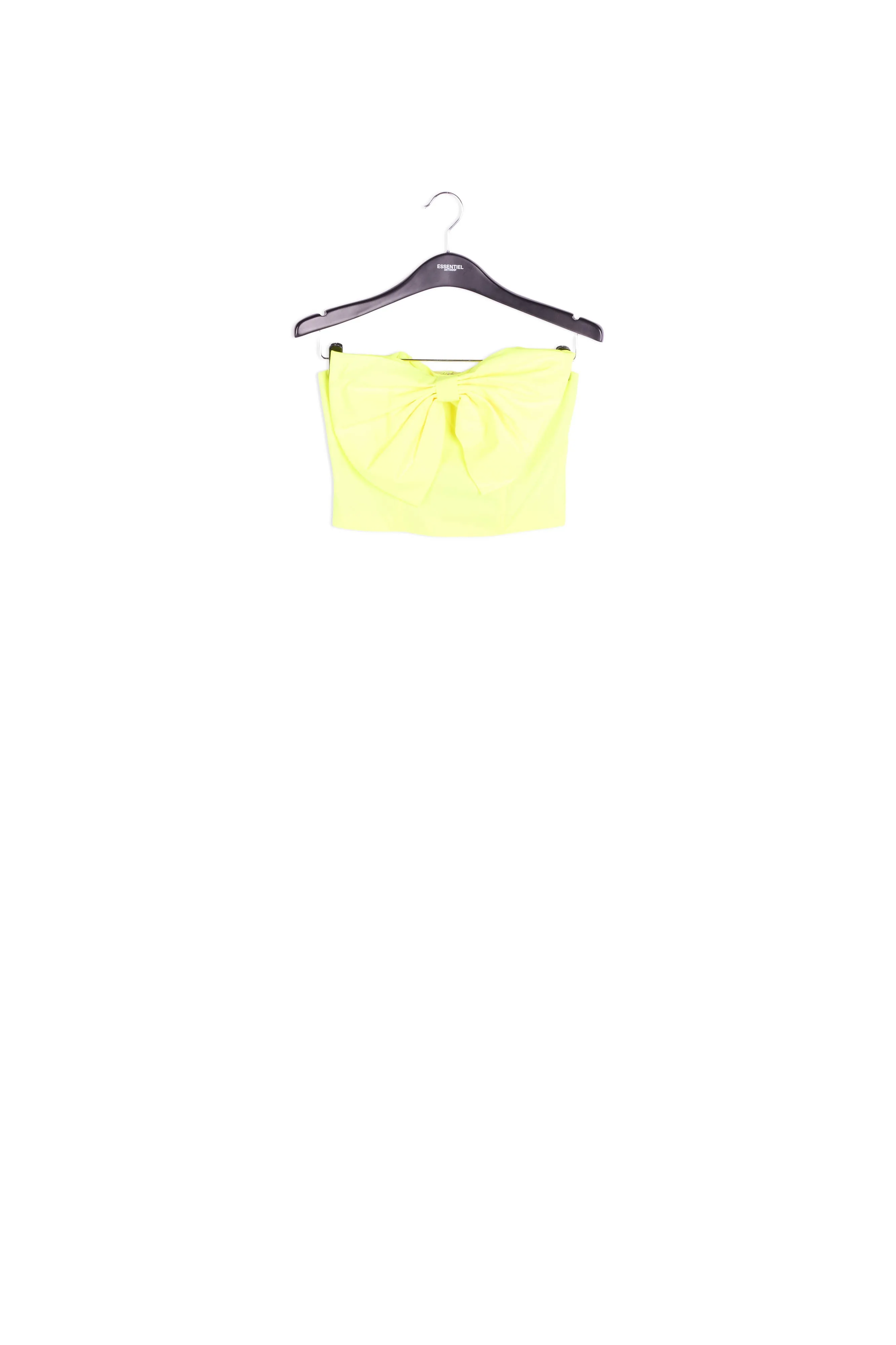 Bow bustier top