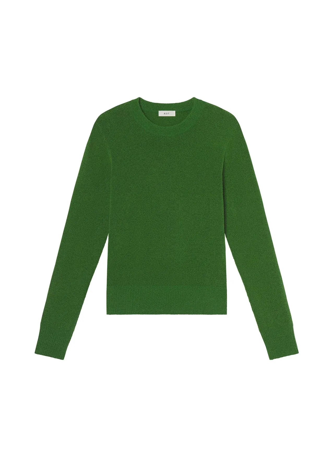 Bradley Cotton Boucle Sweater - Clover