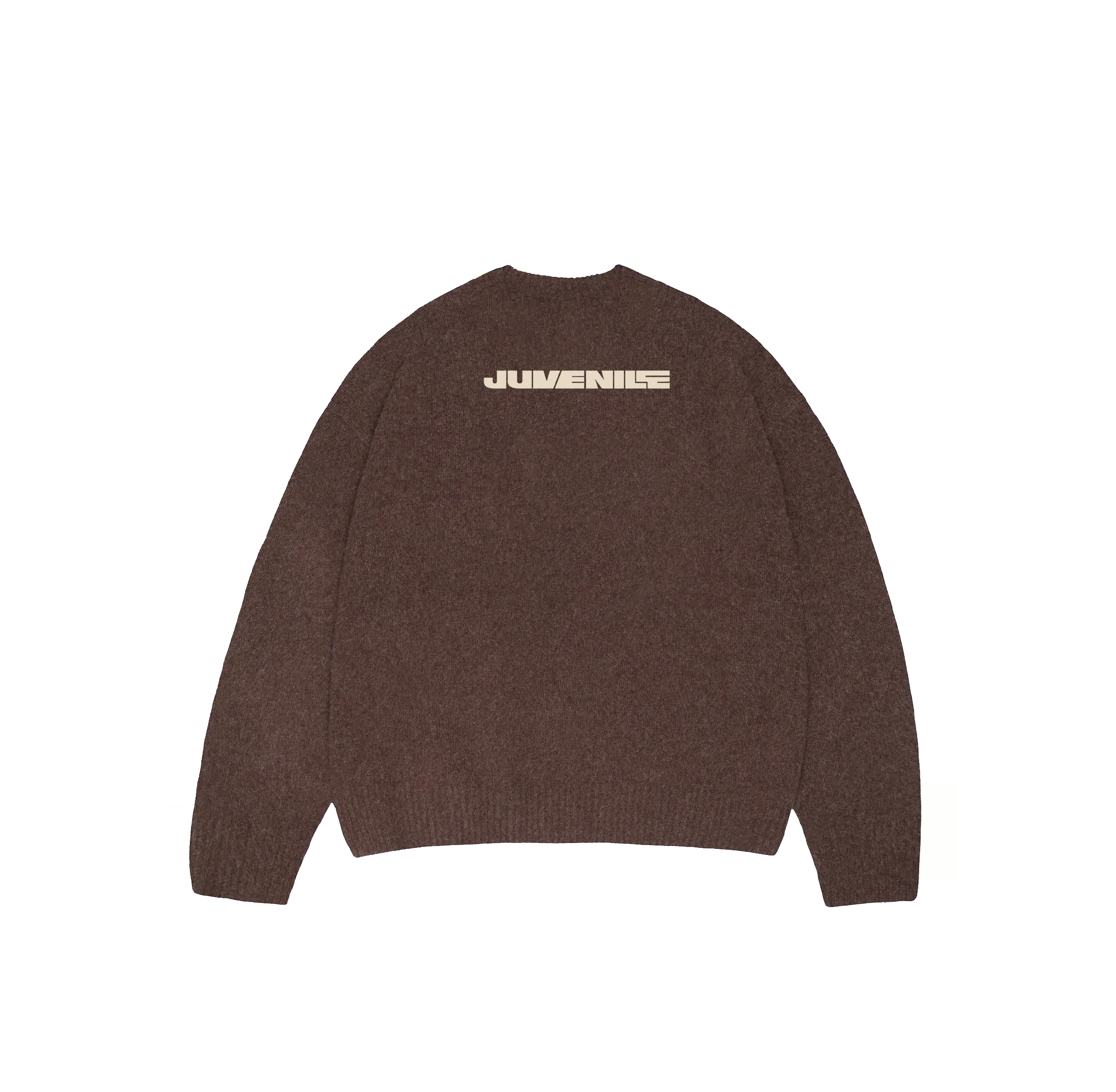 Brown VRV Logo Knit Sweater