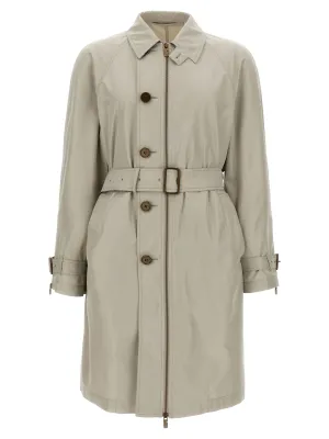 Burberry Car Coat Silk