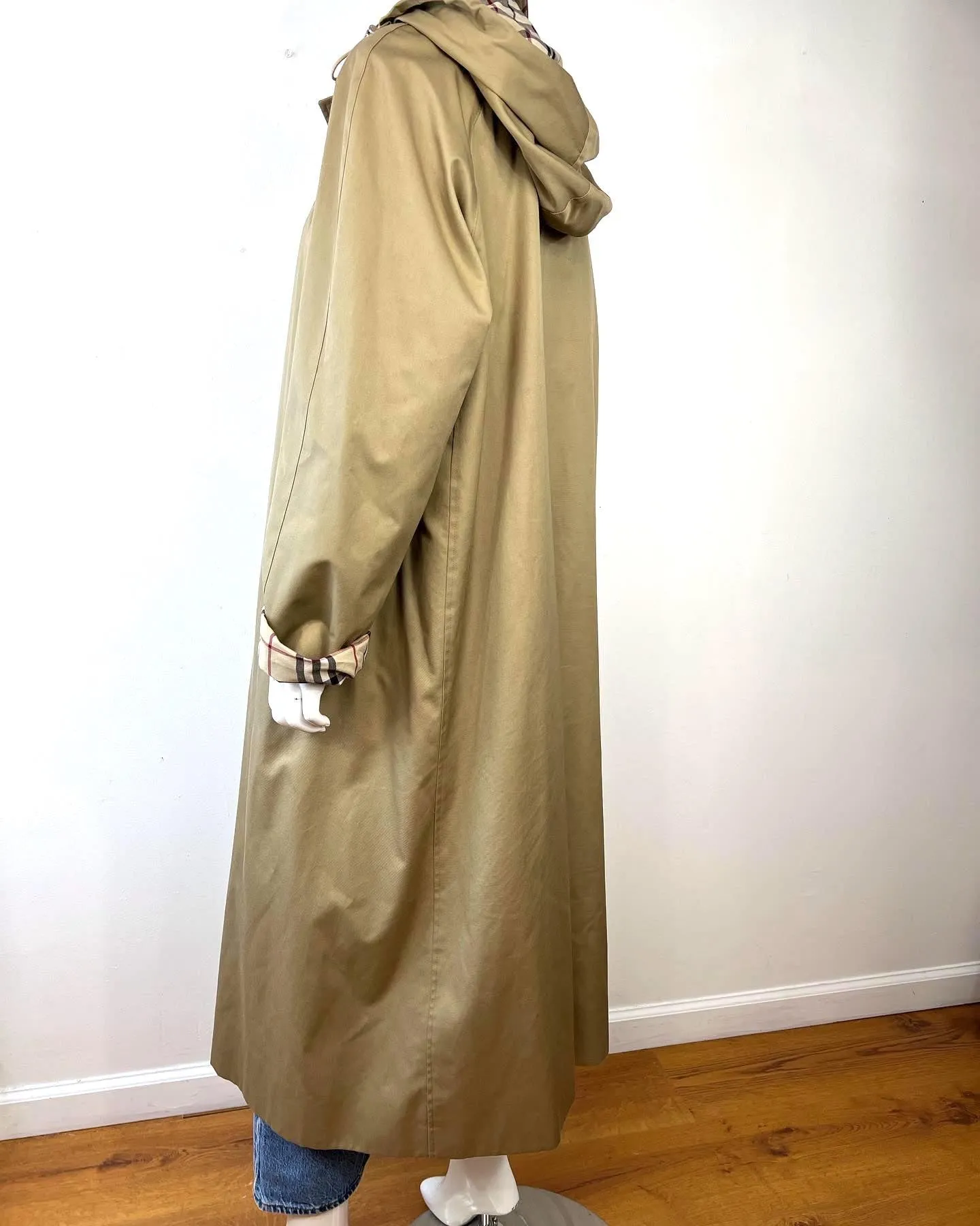 BURBERRY LONG TRENCH COAT WITH REMOVABLE LINING