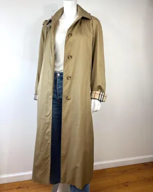 BURBERRY LONG TRENCH COAT WITH REMOVABLE LINING