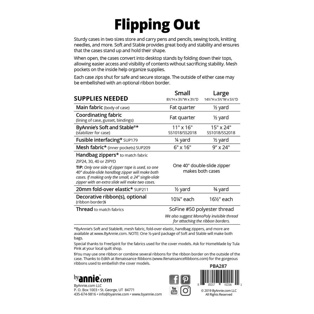 ByAnnie Flipping Out Pattern