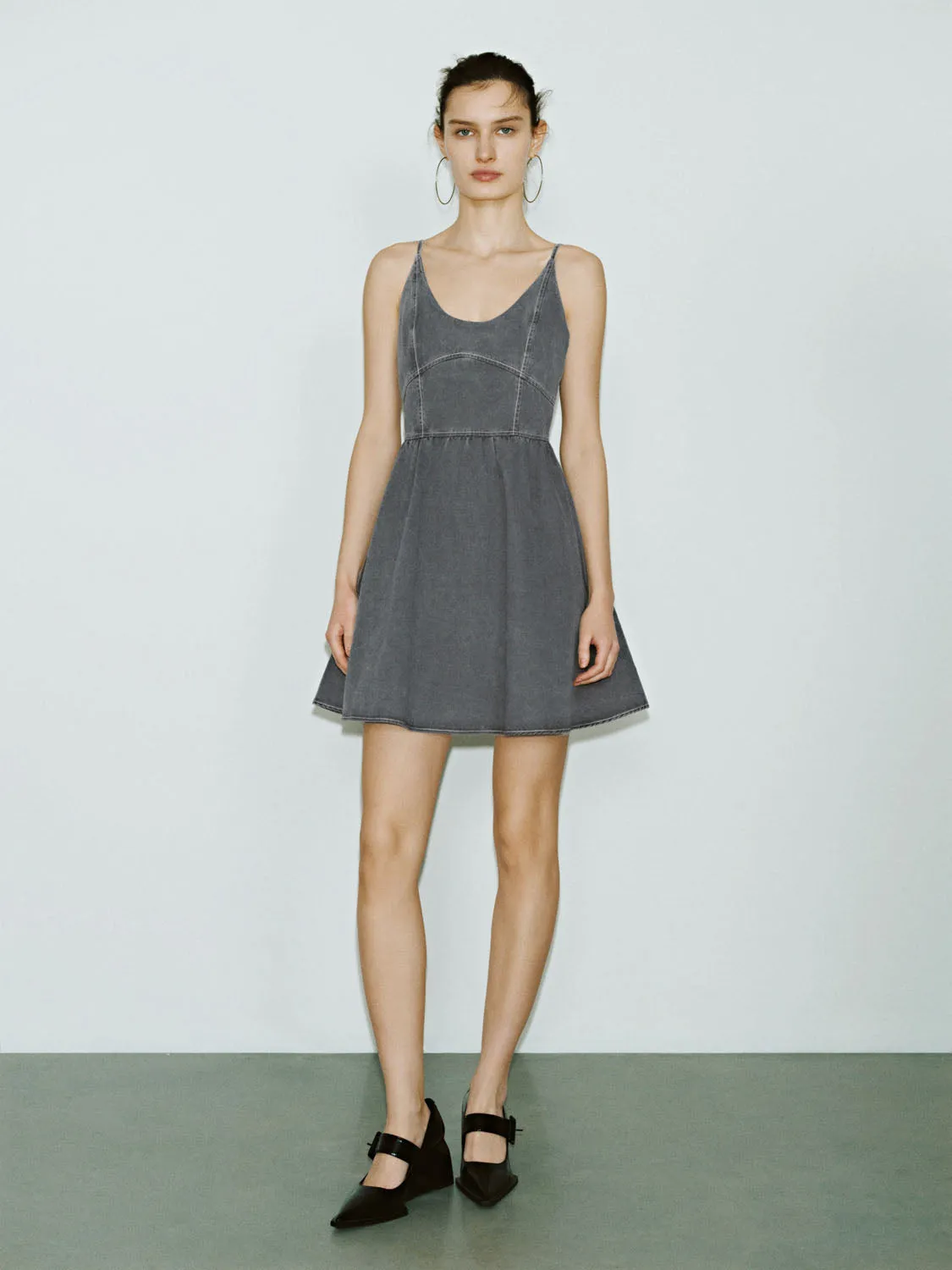 Cami A-Line Denim Dresses