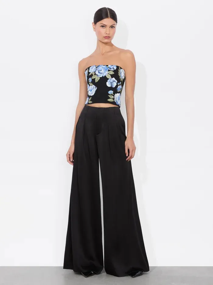 Cece Embellished Top - Black Multi