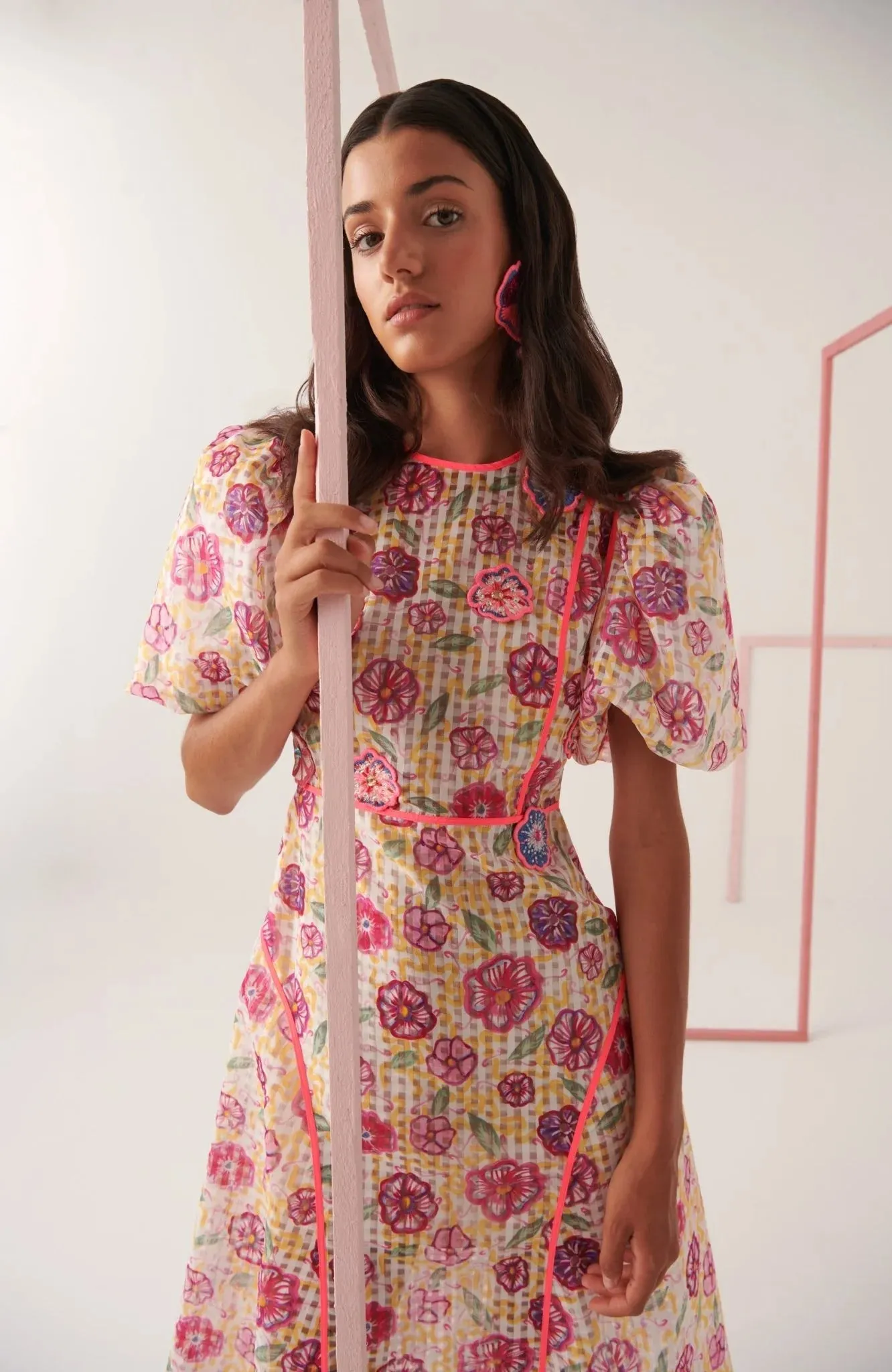 Celia B - Nammu Península Midi Dress