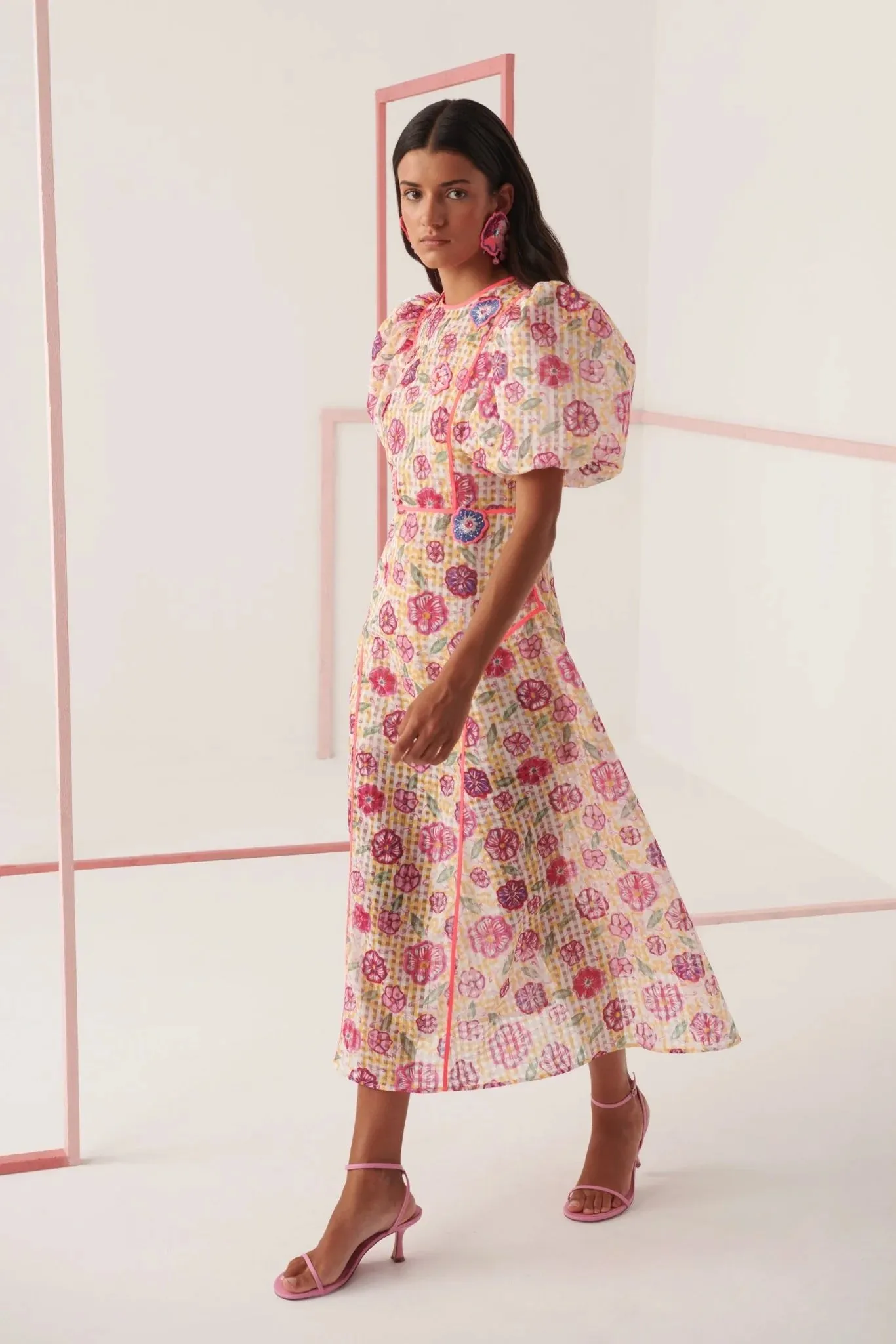 Celia B - Nammu Península Midi Dress