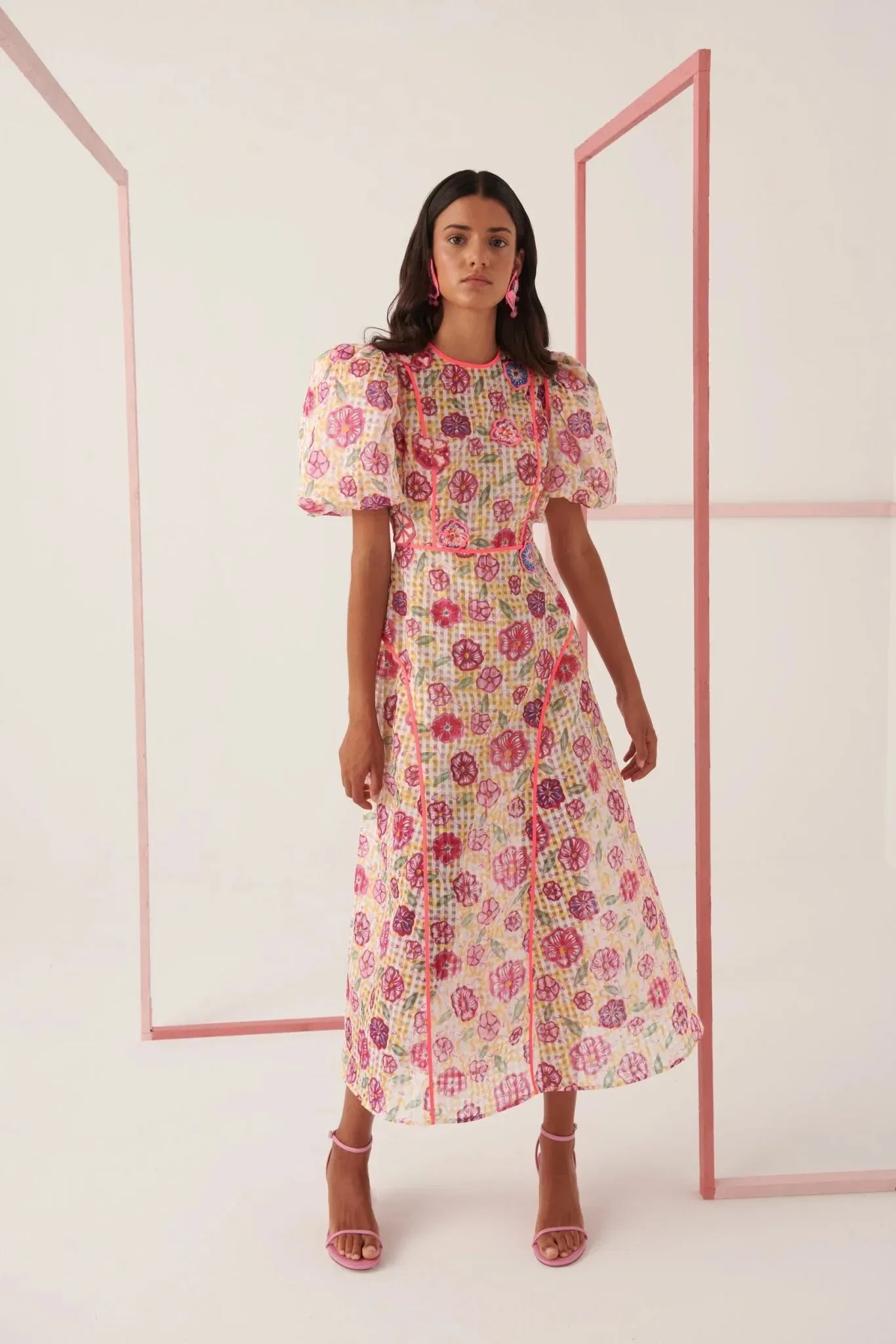 Celia B - Nammu Península Midi Dress