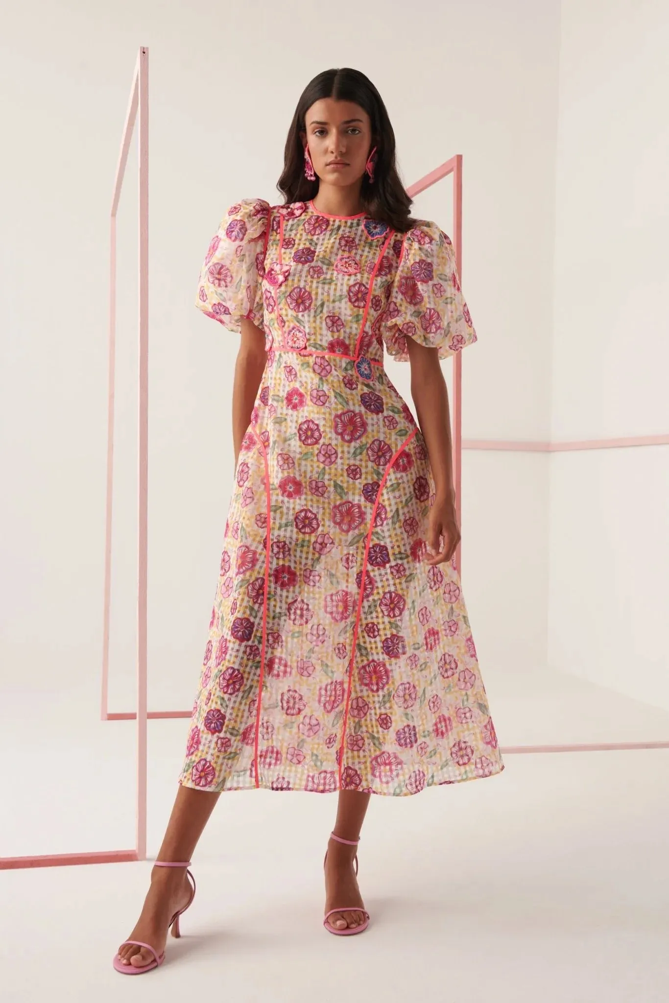 Celia B - Nammu Península Midi Dress
