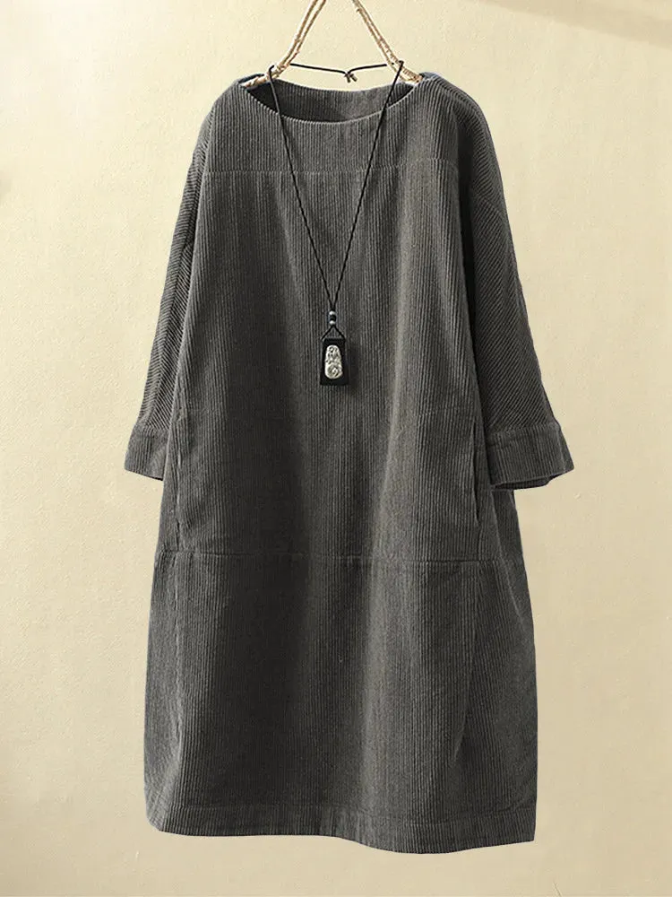 Clara – Effortlessly Chic A-Line Dress for Women