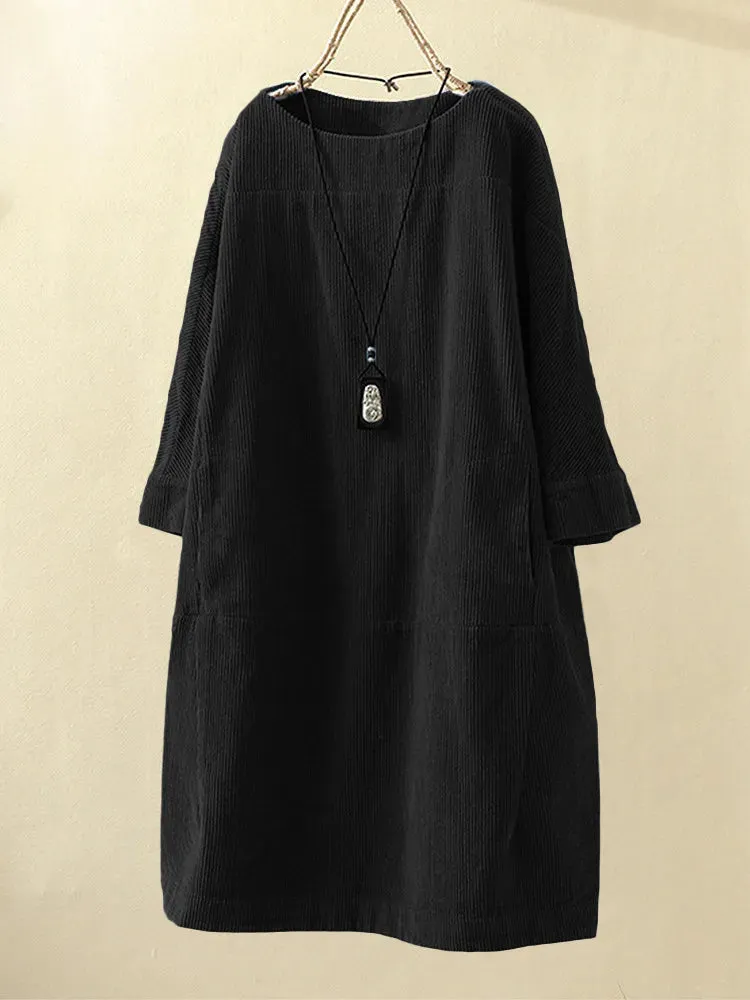 Clara – Effortlessly Chic A-Line Dress for Women