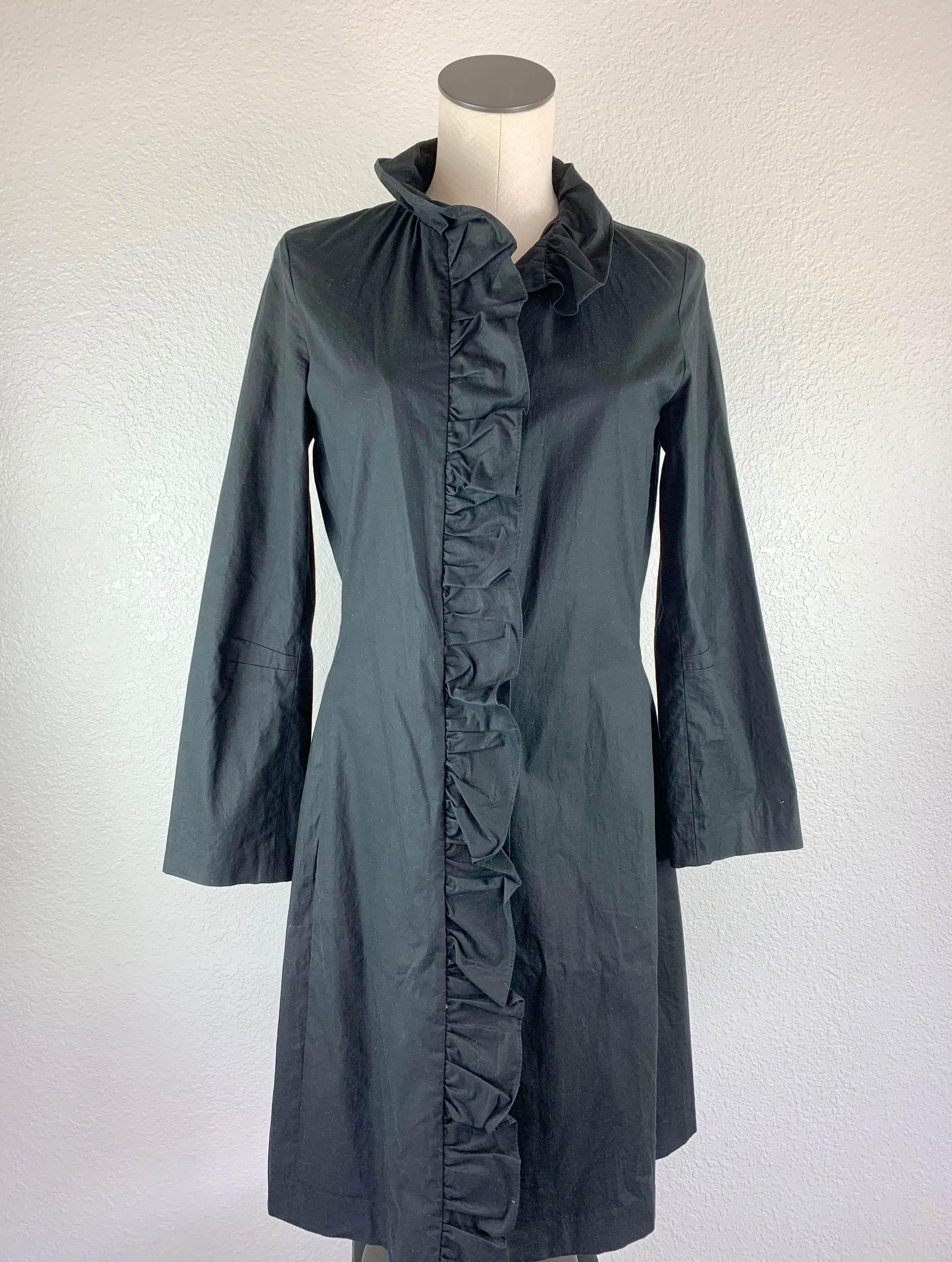 Club Monaco Ruffled Lapel Jacket size XS