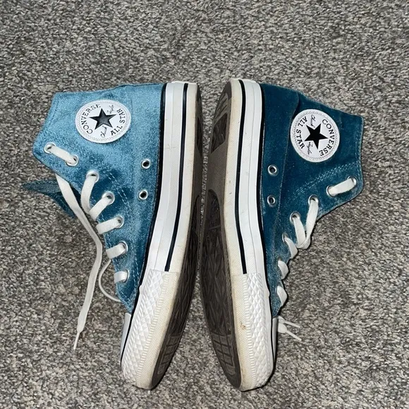{Converse Chuck Taylor All Star} limited edition velvet high tops
