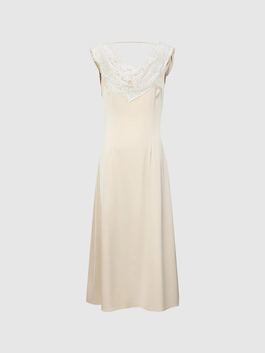 Cowl Neck A-Line Dresses