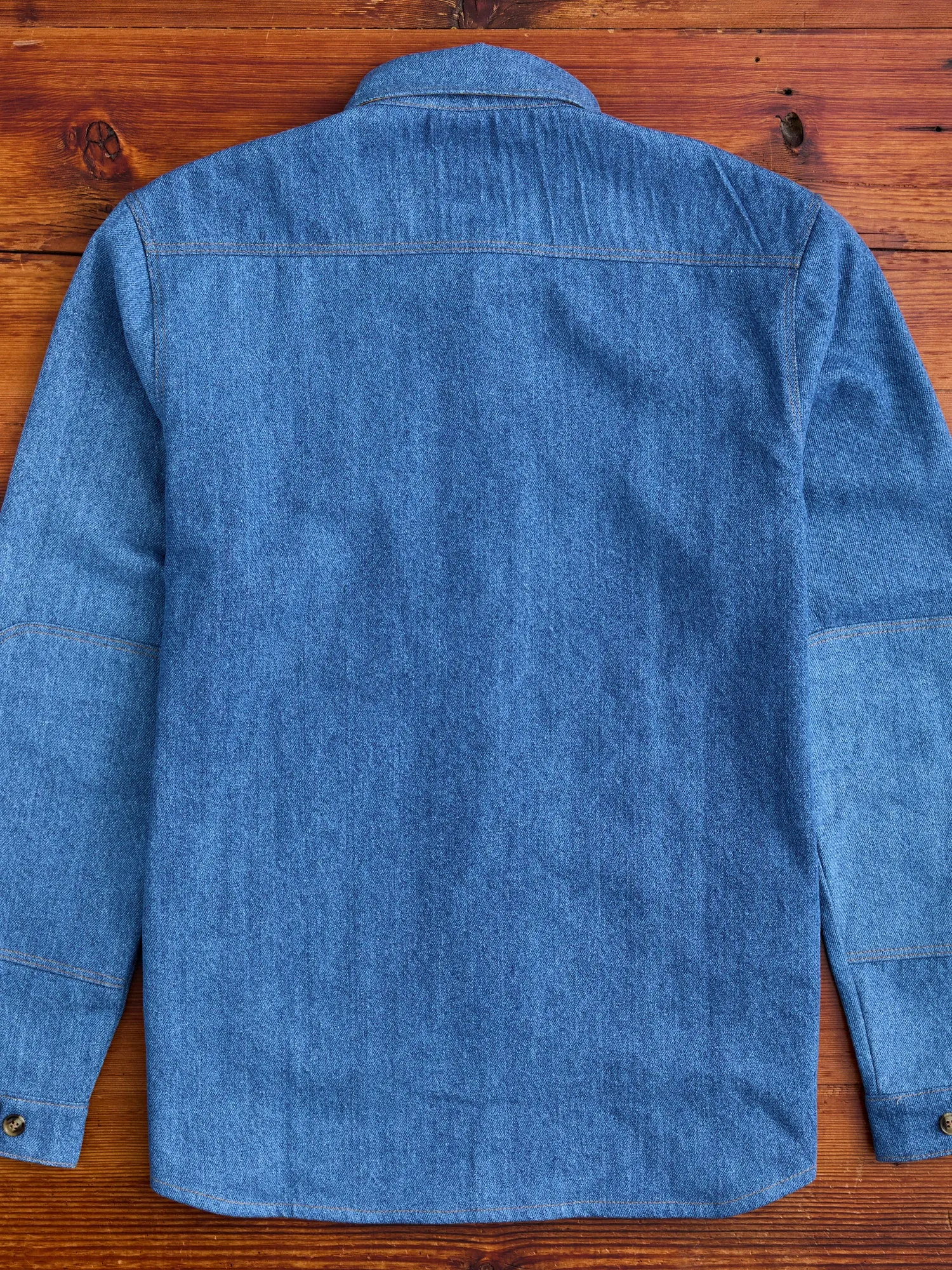 Crissman Denim Overshirt in Sky Blue