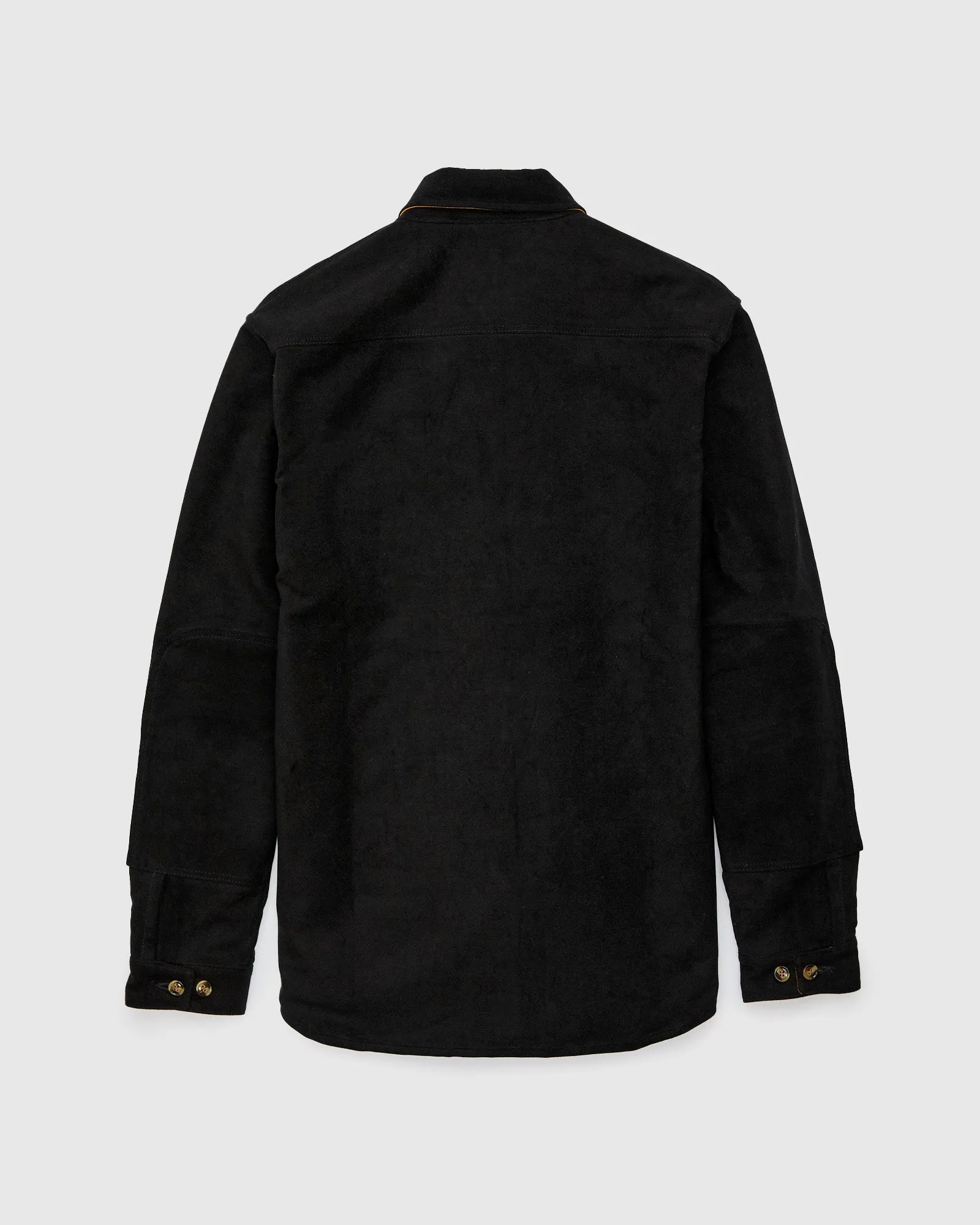 Crissman Overshirt in Black Moleskin