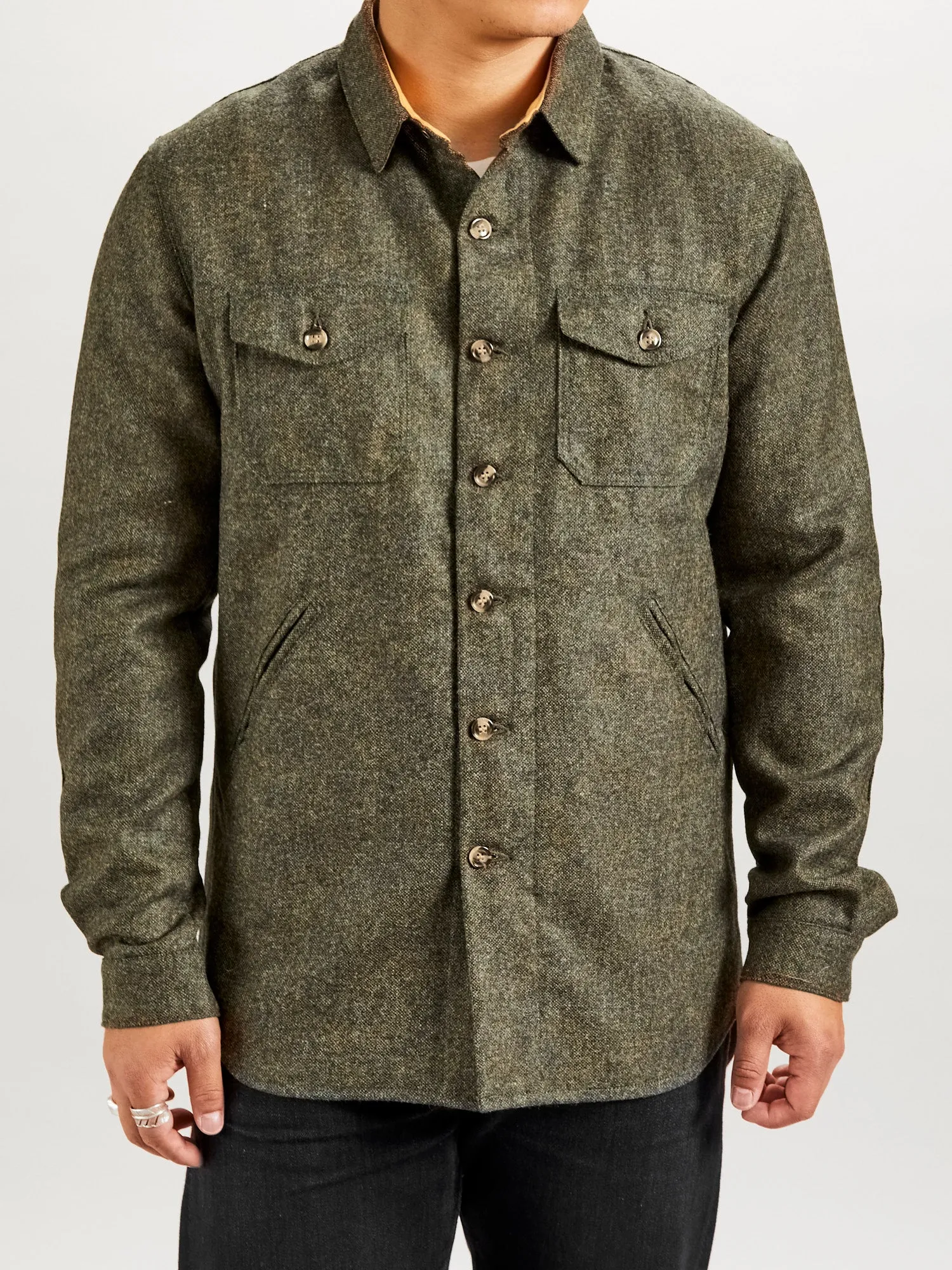 Crissman Overshirt in Hunter Green